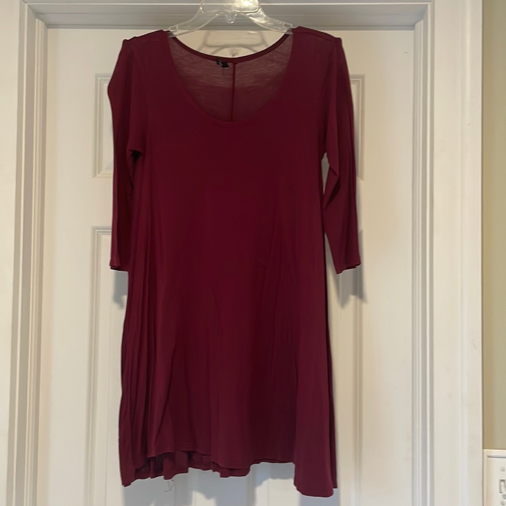 Maroon Dress